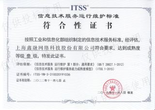 信息技术服务标准ITSS三级